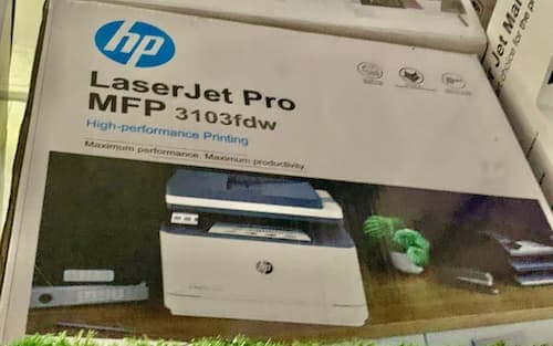 Hp Laserjet Pro MFP 3103fdw — Copier Machines at DE-BEST OKIBE, Alaba International Market Lagos Nigeria