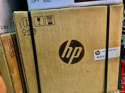 HP color laser jet enterprise MFP M577 — Color Printers at DE-BEST OKIBE, Alaba International Market Lagos Nigeria